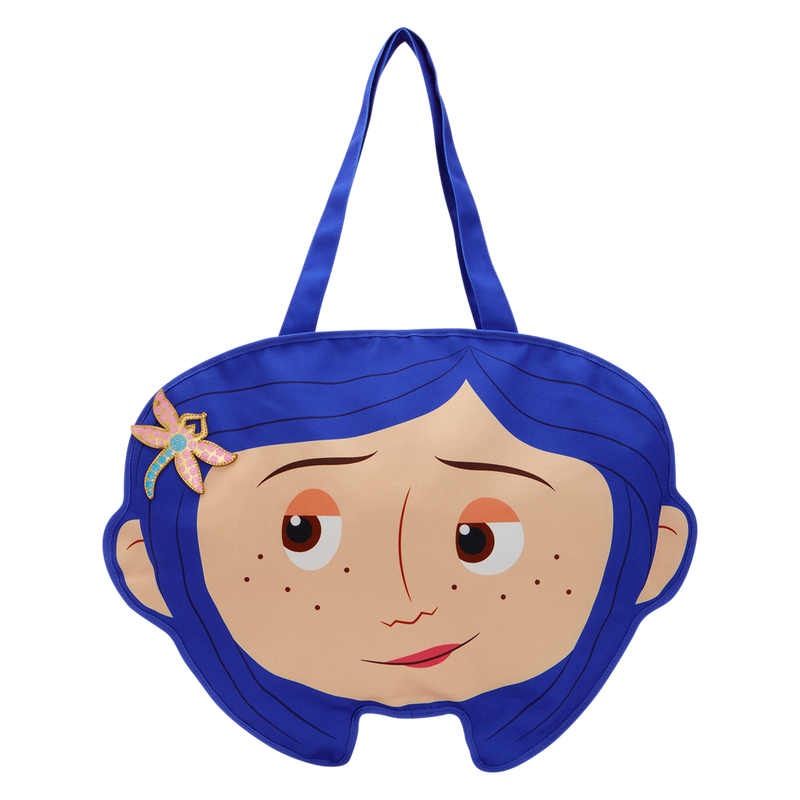 CORALINE - Oversize Canvas Tote Bag LoungeFly