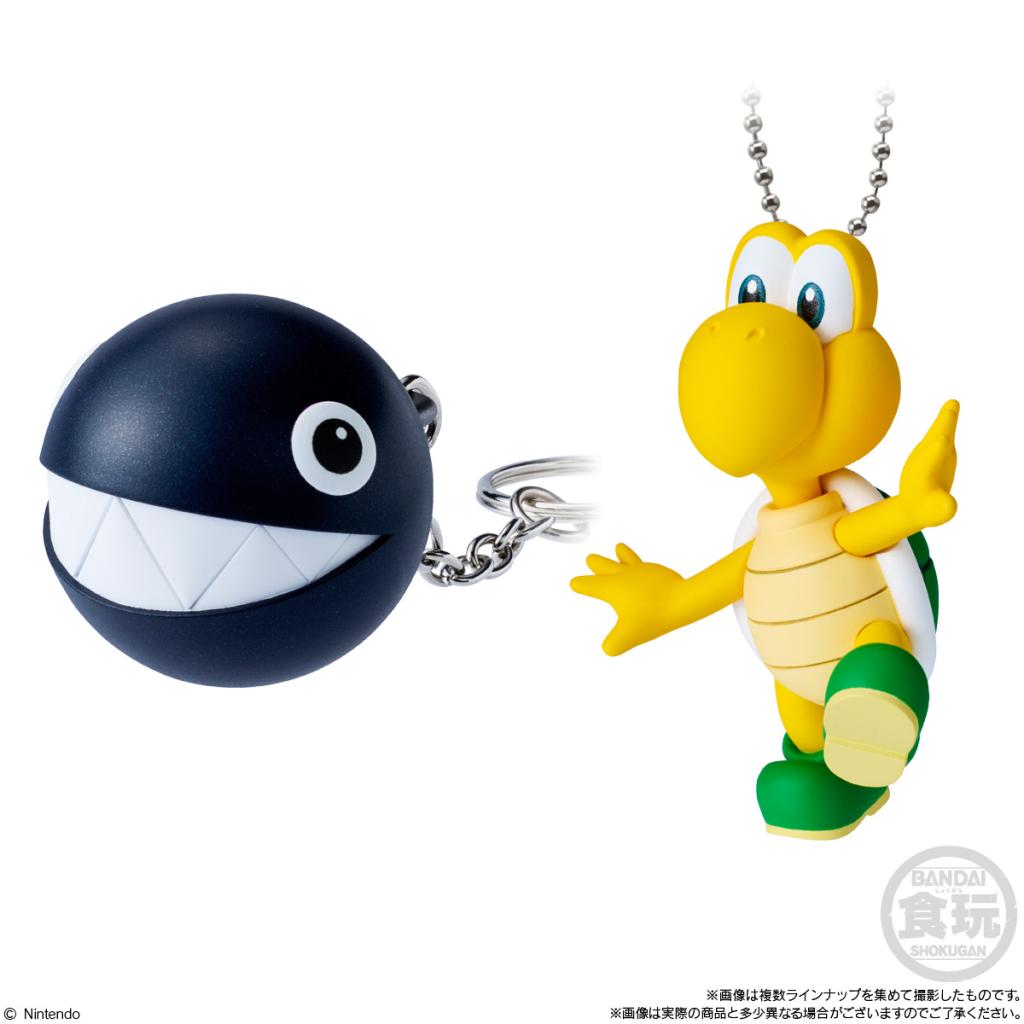 SUPER MARIO -Mascot charm collection w2 -Assortiments 10 Porte-clé 6cm