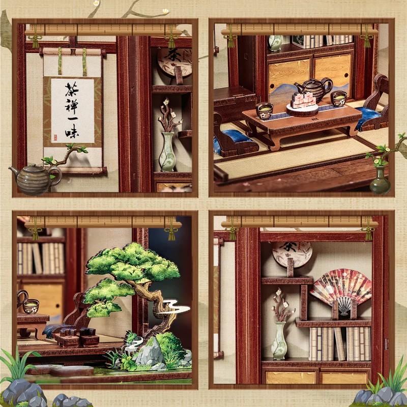 BOOK NOOK KIT - DIY - Kirishima Cha-an - 145pc + Eclairage LED