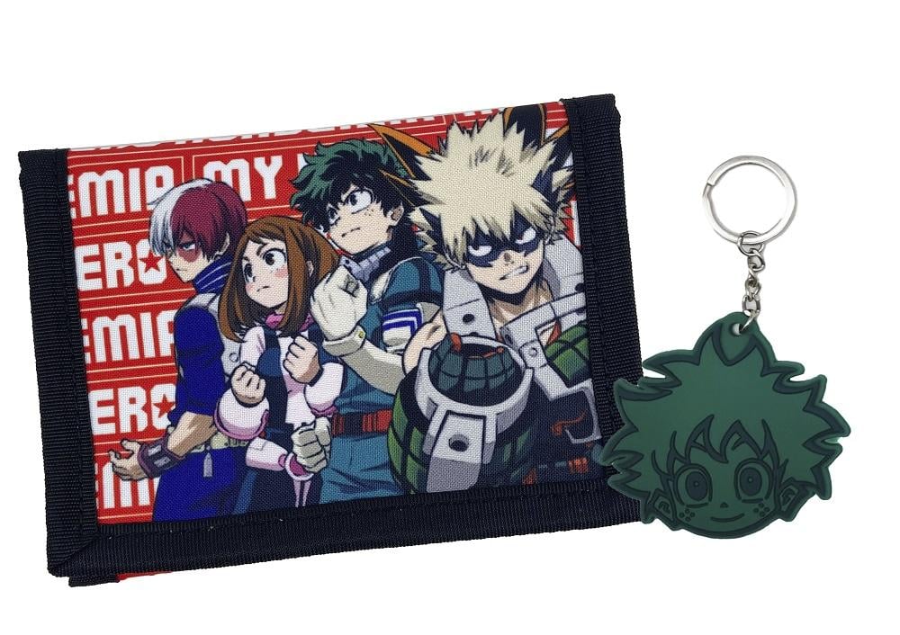 MY HERO ACADEMIA - Set Portefeuille + Porte-Clés en Caoutchouc- 2 Pc.