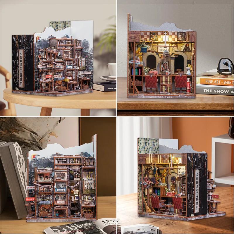 BOOK NOOK KIT - DIY - Crépuscule des guerriers - 272pc + Eclairage LED