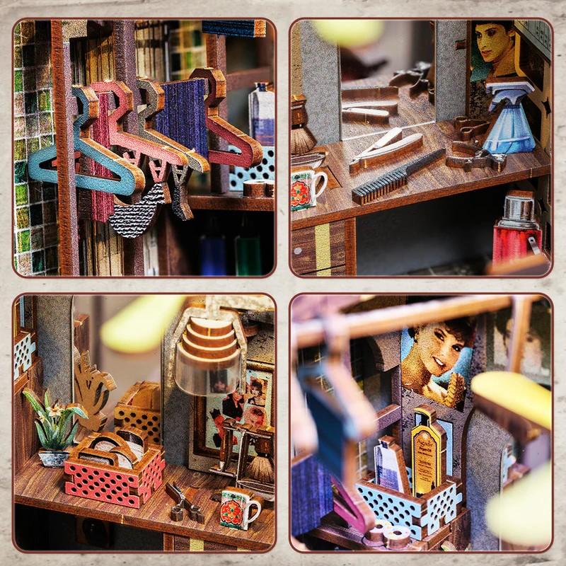BOOK NOOK KIT - DIY - Crépuscule des guerriers - 272pc + Eclairage LED