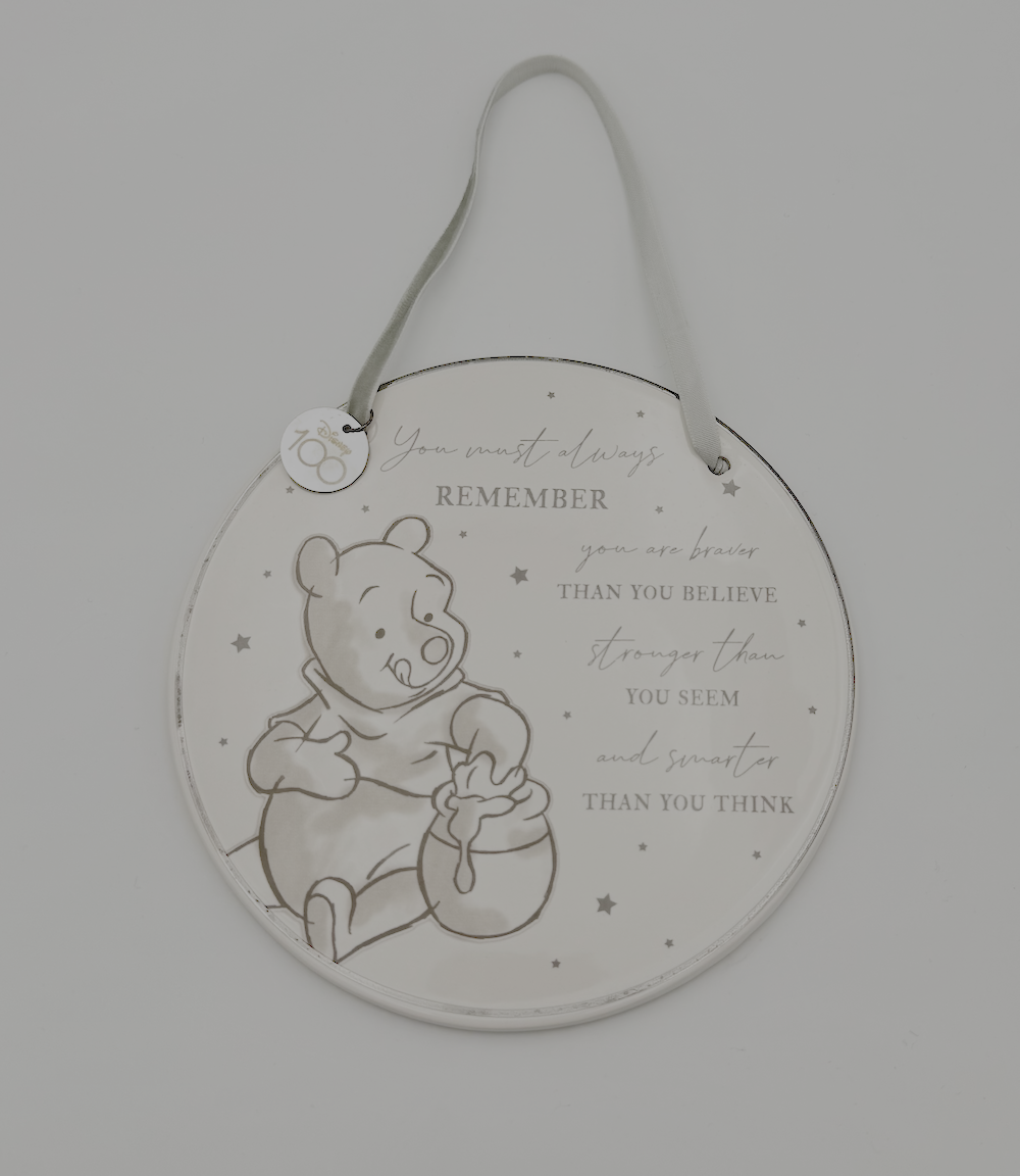 DISNEY - Winnie - Plaque Décorative en Céramique