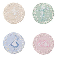 ALICE AUX PAYS DES MERVEILLES - Lot de 4 Sous Verres