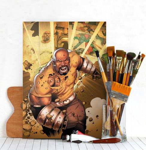 MARVEL ALL NEW - Magnetic Metal Poster 45x32 - Luke Cage (M)