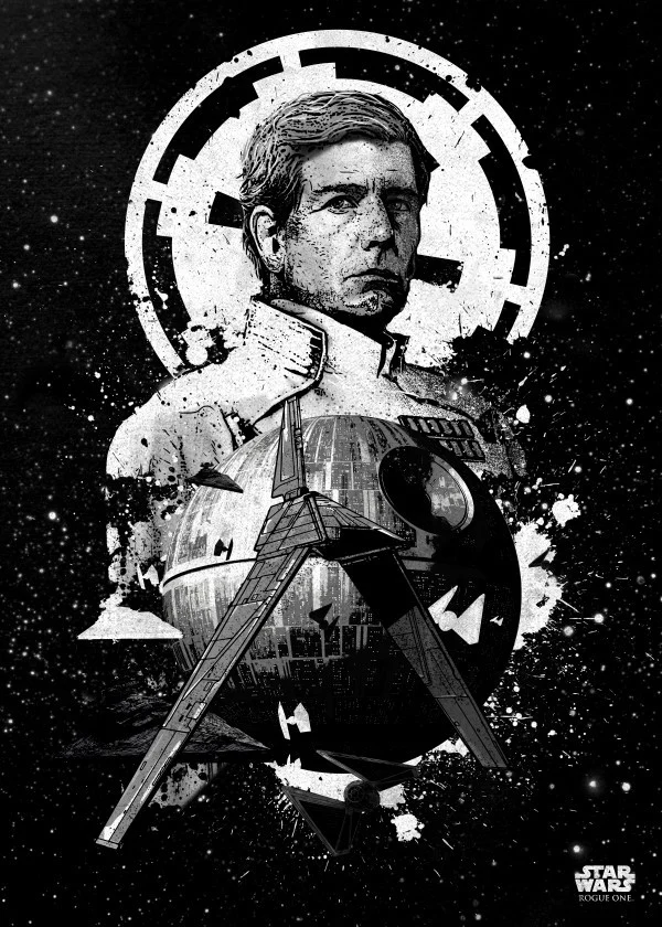 STAR WARS PILOTS - Magnetic Metal Poster 45x32 - Imperial Shuttle