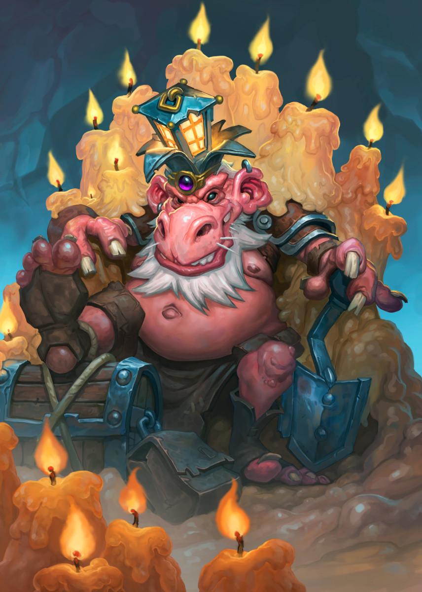 HEARTHSTONE - Magnetic Metal Poster 31x21 - King Togwaggle