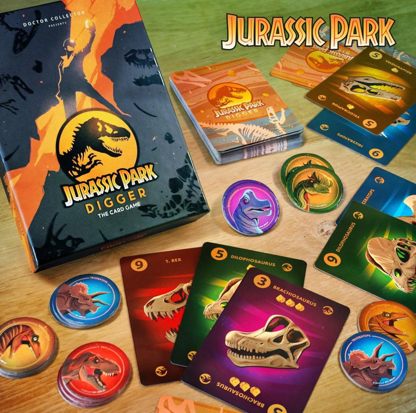 JURASSIC PARK - Jeu de Cartes "Digger"
