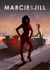 CAR LEGEND - Magnetic Metal Poster 45X32 - Marcie & Jill