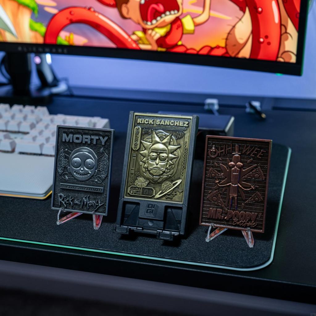 RICK & MORTY - Starter Pack de 3 Digiplates + Support interchangeable
