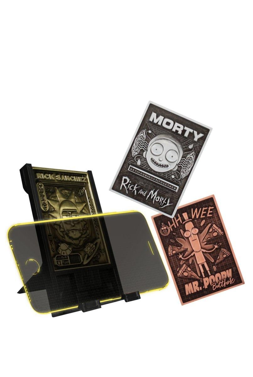 RICK & MORTY - Starter Pack de 3 Digiplates + Support interchangeable