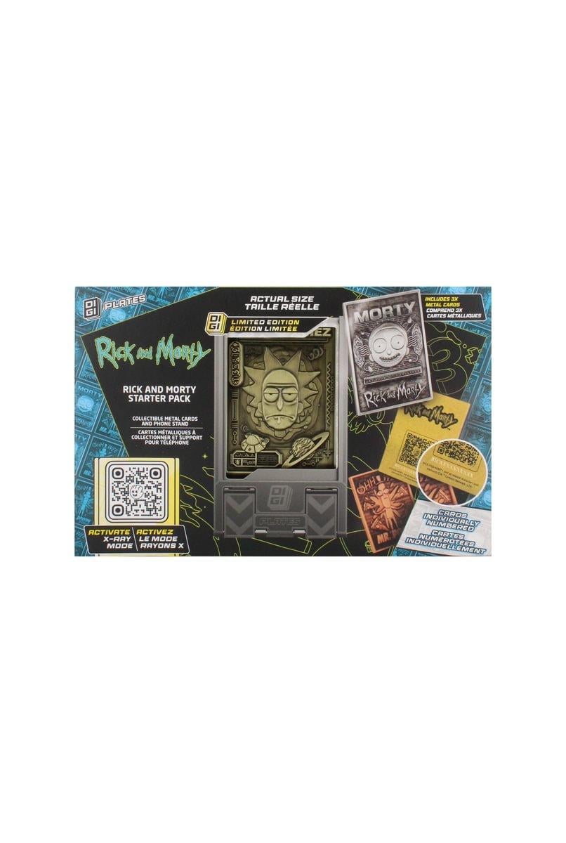 RICK & MORTY - Starter Pack de 3 Digiplates + Support interchangeable