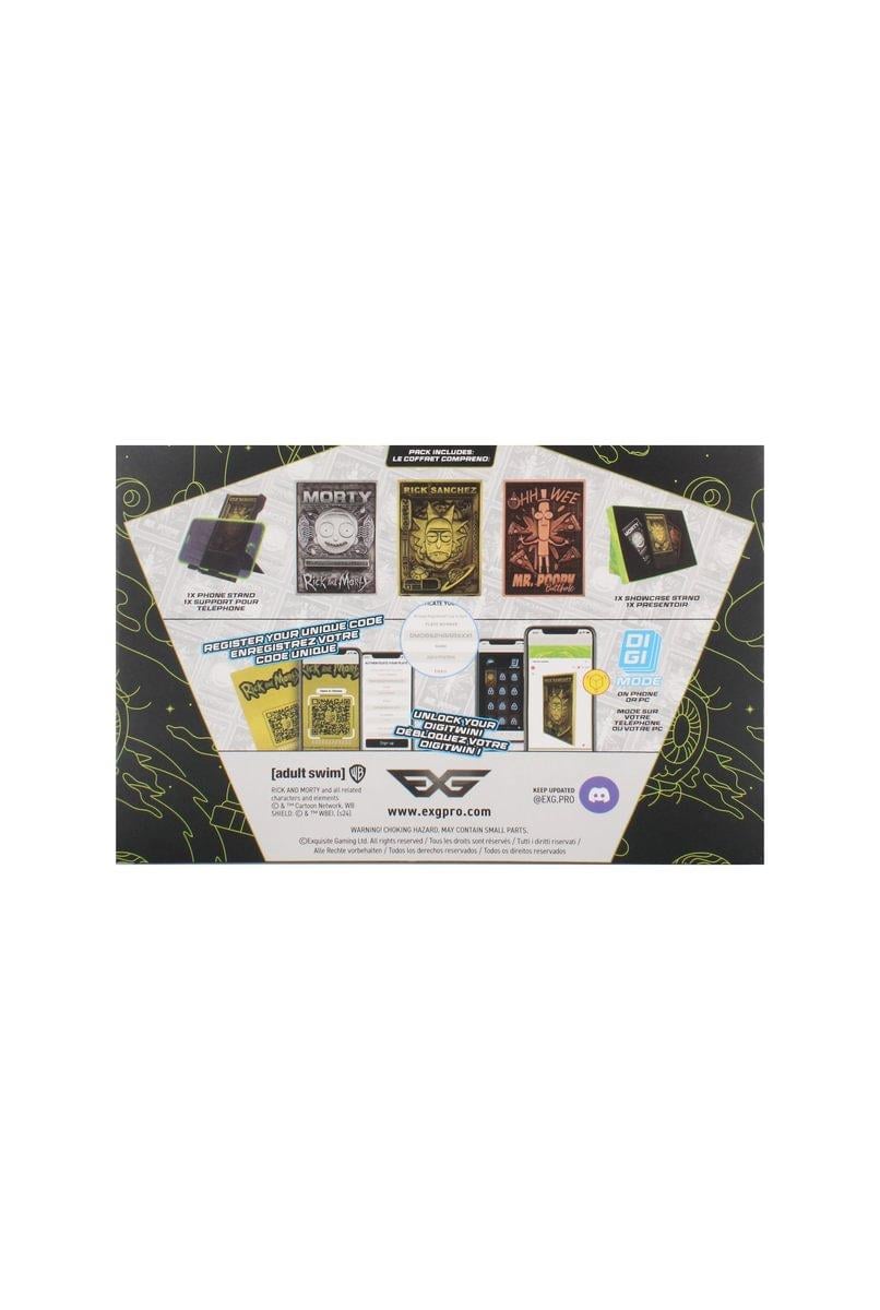 RICK & MORTY - Starter Pack de 3 Digiplates + Support interchangeable