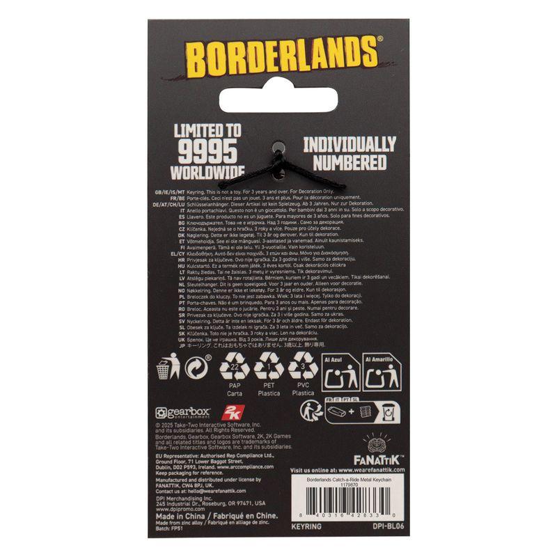BORDERLANDS - Catch-A-Ride - Porte-clés Edition Limitée