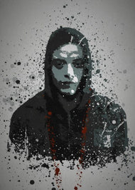 PC SPLATTER - Magnetic Metal Poster 45X32 - Fsociety