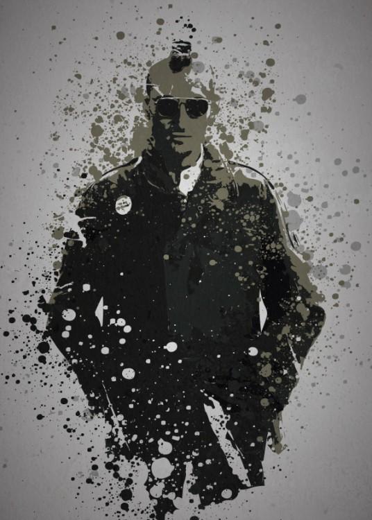 PC SPLATTER - Magnetic Metal Poster 45X32 - Travis