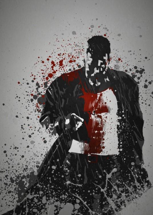 PC SPLATTER - Magnetic Metal Poster 45X32 - Sin