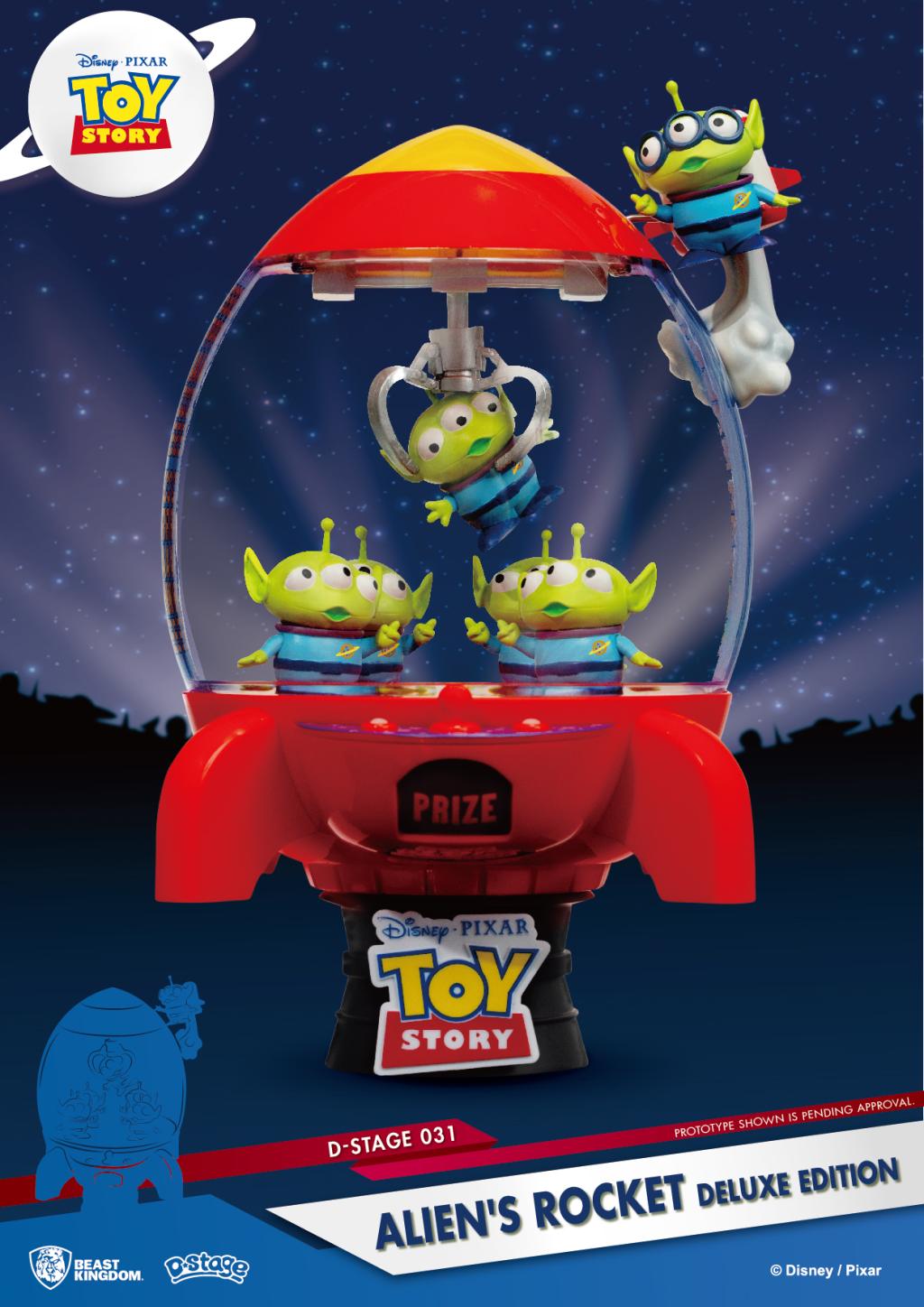 TOY STORY - Alien's Rocket "Deluxe Edition" - Diorama D-Stage 15cm