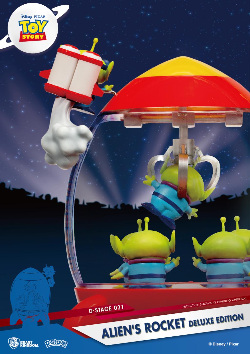 TOY STORY - Alien's Rocket "Deluxe Edition" - Diorama D-Stage 15cm