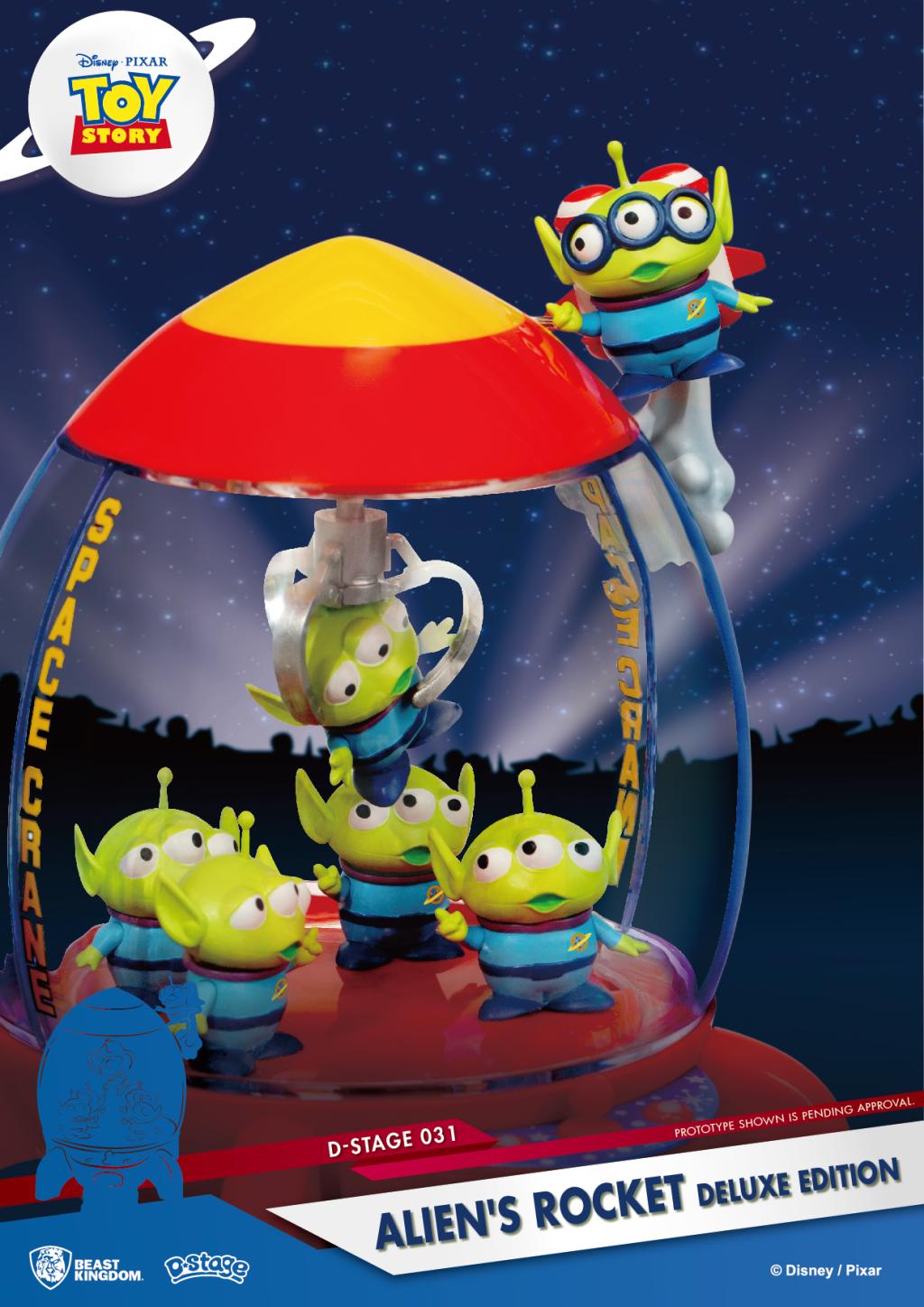 TOY STORY - Alien's Rocket "Deluxe Edition" - Diorama D-Stage 15cm