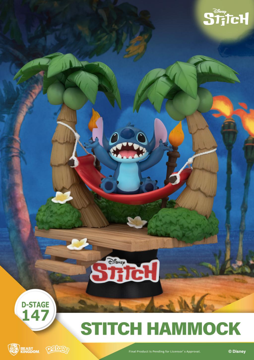 LILO & STITCH - Stitch "Hamac" - Diorama D-Stage 14cm