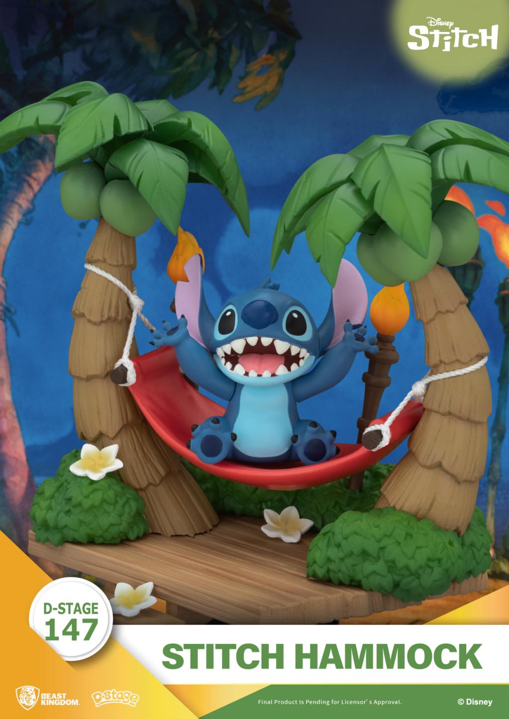 LILO & STITCH - Stitch "Hamac" - Diorama D-Stage 14cm