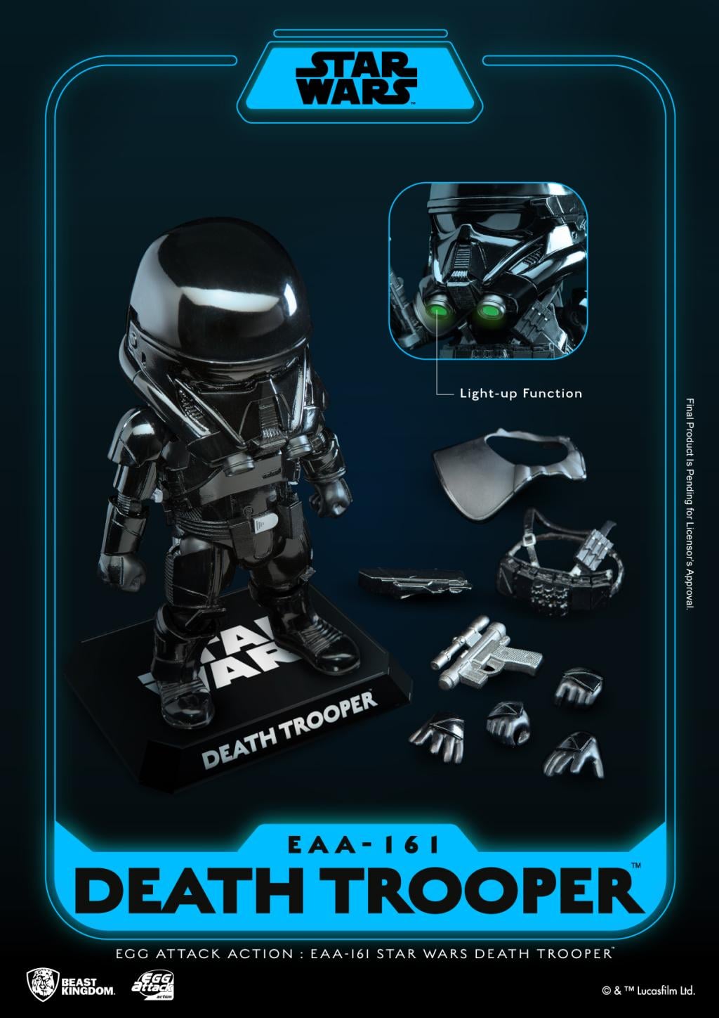 STAR WARS - Death Trooper - Figurine Egg Attack Action 16.5cm