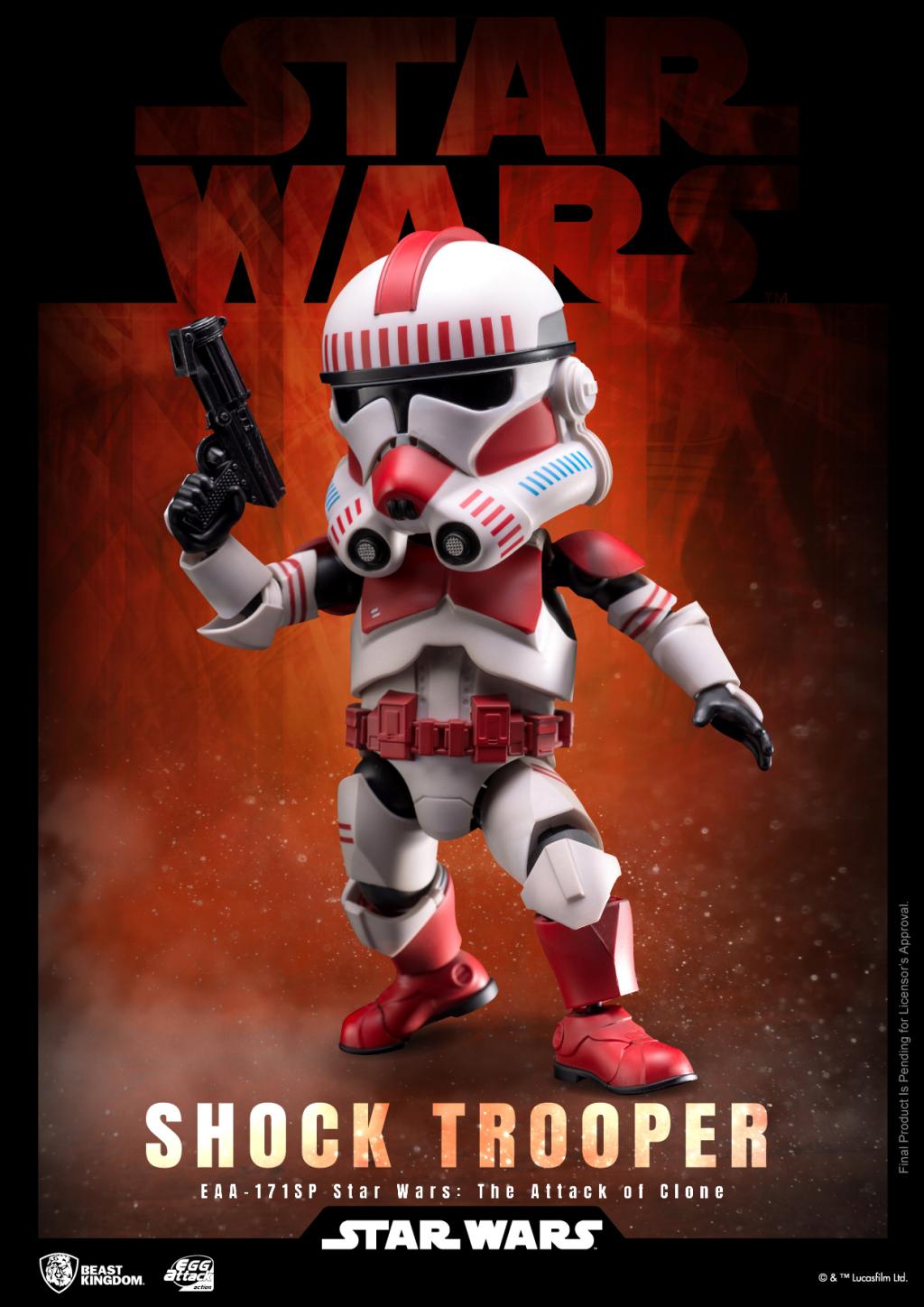 STAR WARS - Shock Trooper - Figurine Egg Attack Action 16.5cm
