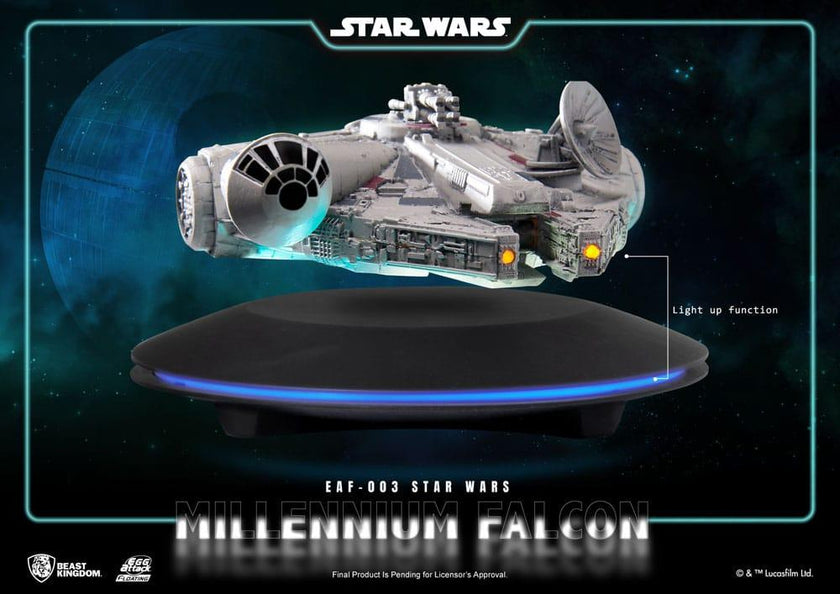 STAR WARS - Faucon Millenium "Flottant" - Statuette 13cm