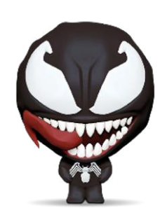 MARVEL - Venom - Figurine Elastikorps 10cm