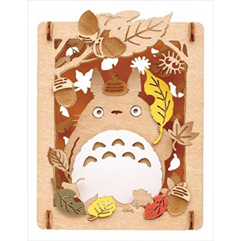 MON VOISIN TOTORO - Totoro Forêt - Théâtre de papier Style Bois