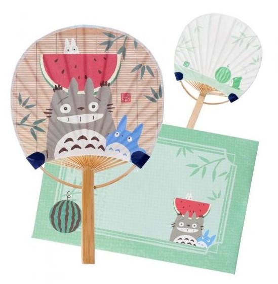 MON VOISIN TOTORO - Totoro avec Pastèque -Eventail & Enveloppe