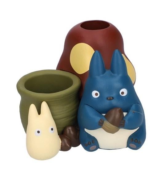 MON VOISIN TOTORO - Totoro Bleu & Blanc - Figurine Pot à crayon 4.5cm