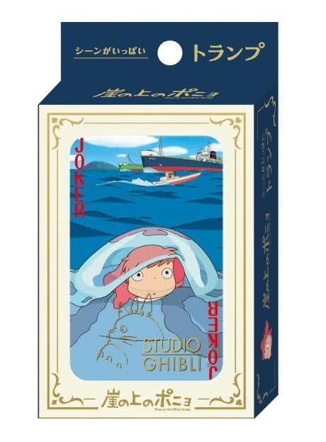 GHIBLI - Ponyo sur la Falaise - Jeu de cartes à jouer (54 cartes)