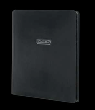 EVORETRO - Regular card binder with zipper 3x3 - Black