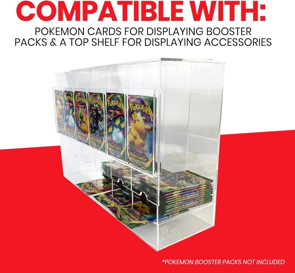 EVORETRO - PREMIUM 6-Slot Acrylic Card Pack Dispenser