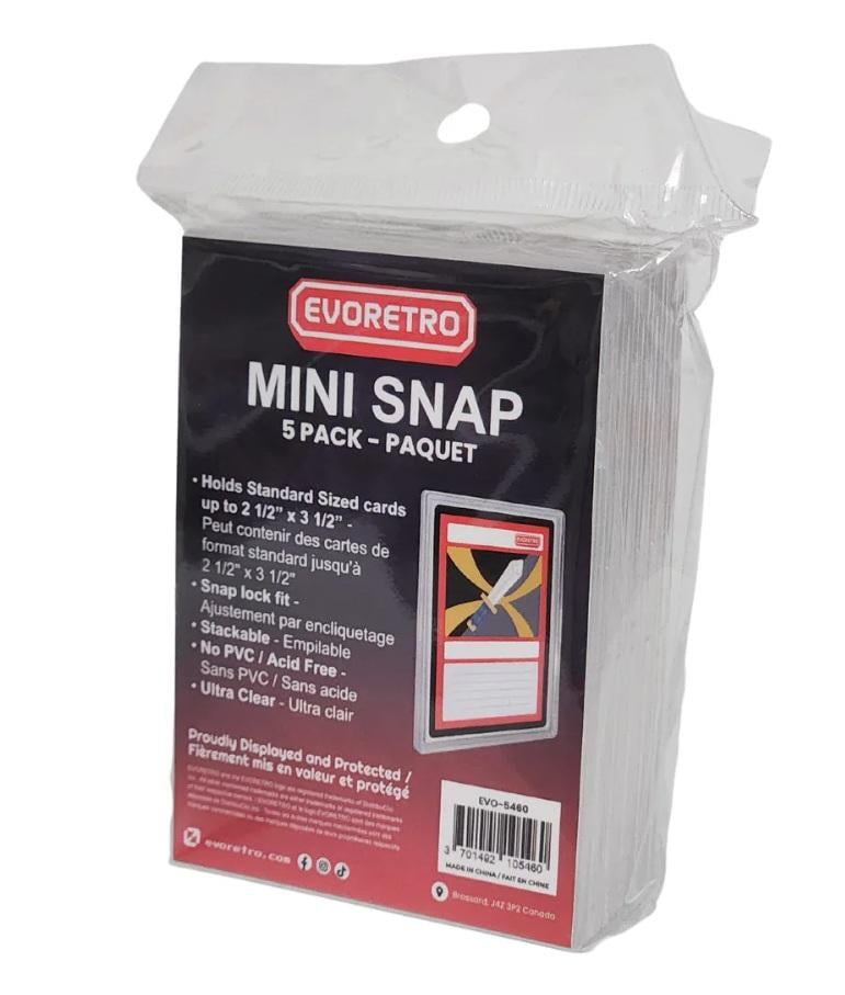 EVORETRO - Mini Snap Card Holders 5pc