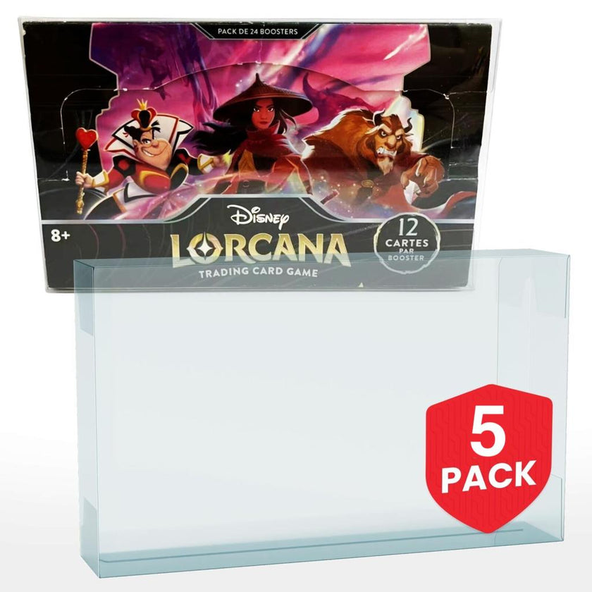 EVORETRO - Protector for Lorcana 24 pack booster pack of 5