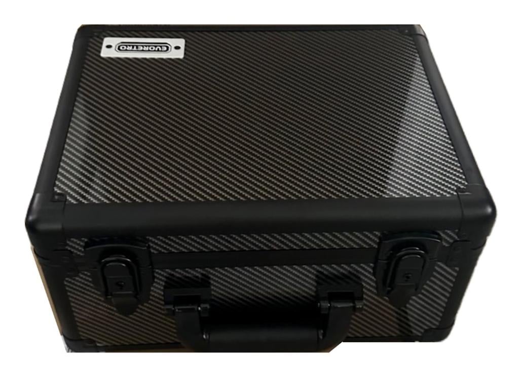 EVORETRO -  Graded Card Storage Box Carbon effect for 90 Cards