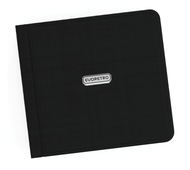 EVORETRO - Regular card binder with zipper 4x3 - Black