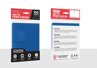 EVORETRO -Pochettes cartes mates F. stand. 66x91mm Bleu Petro 100-Pack