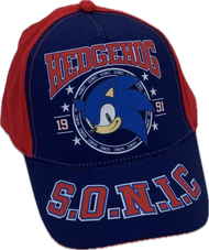 SONIC - Sonic 1991 - Casquette Rouge Enfant 52cm