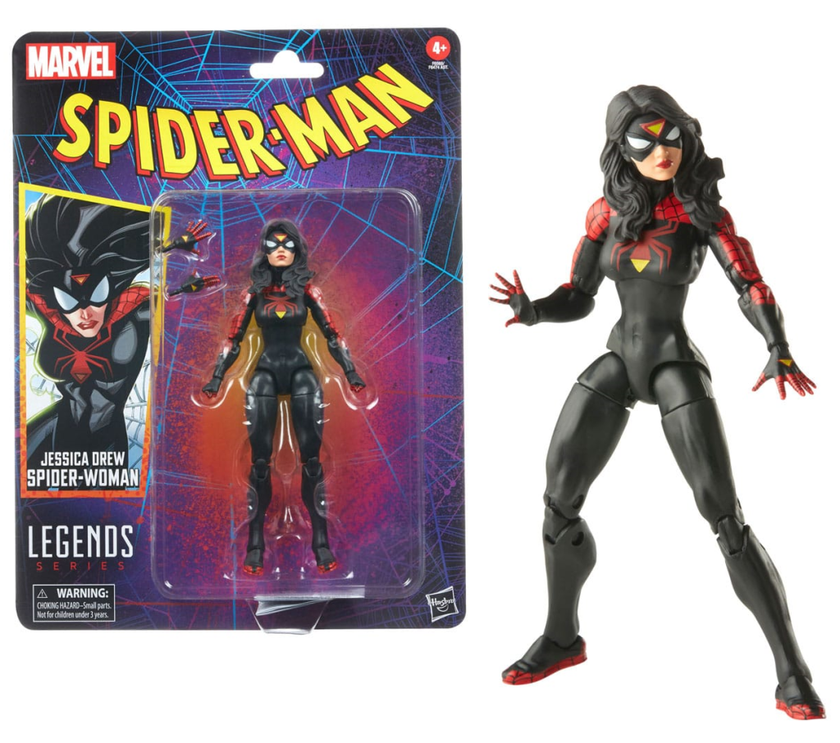 MARVEL LEGENDS - Jessica Drew Spider-Woman -Fig. Retro Collection 15cm