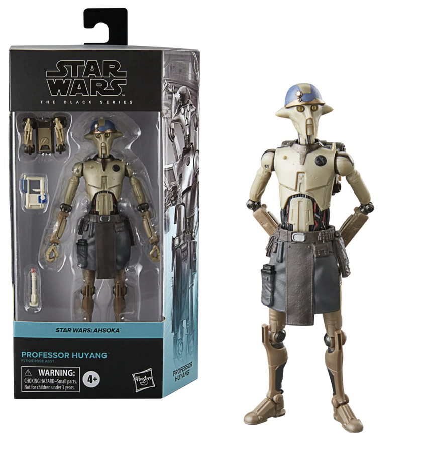 STAR WARS AHSOKA - Professeur Huyang - Figurine The Black Series 15cm