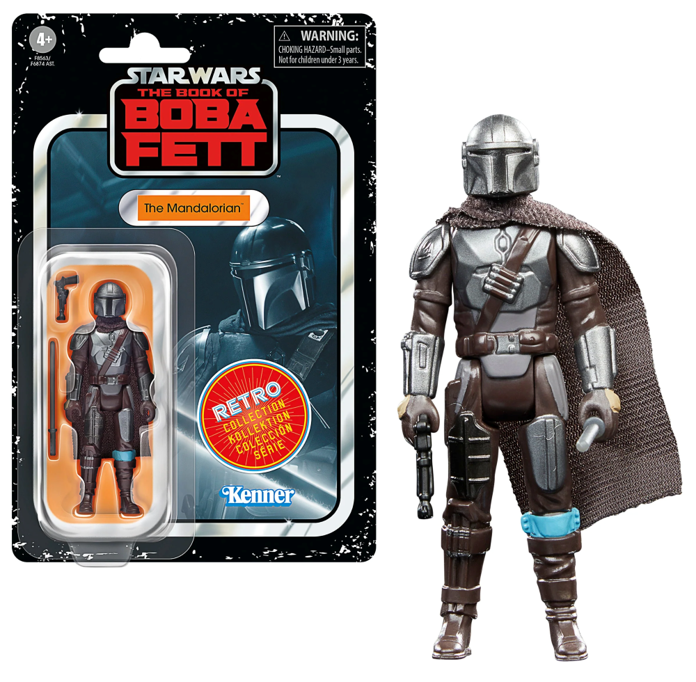 LIVRE DE BOBA FETT - Le Mandalorian - Figurine Retro Collection 10cm