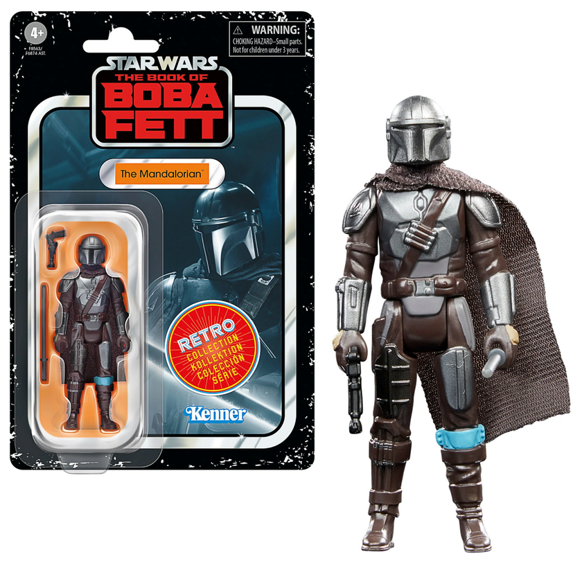 LIVRE DE BOBA FETT - Le Mandalorian - Figurine Retro Collection 10cm