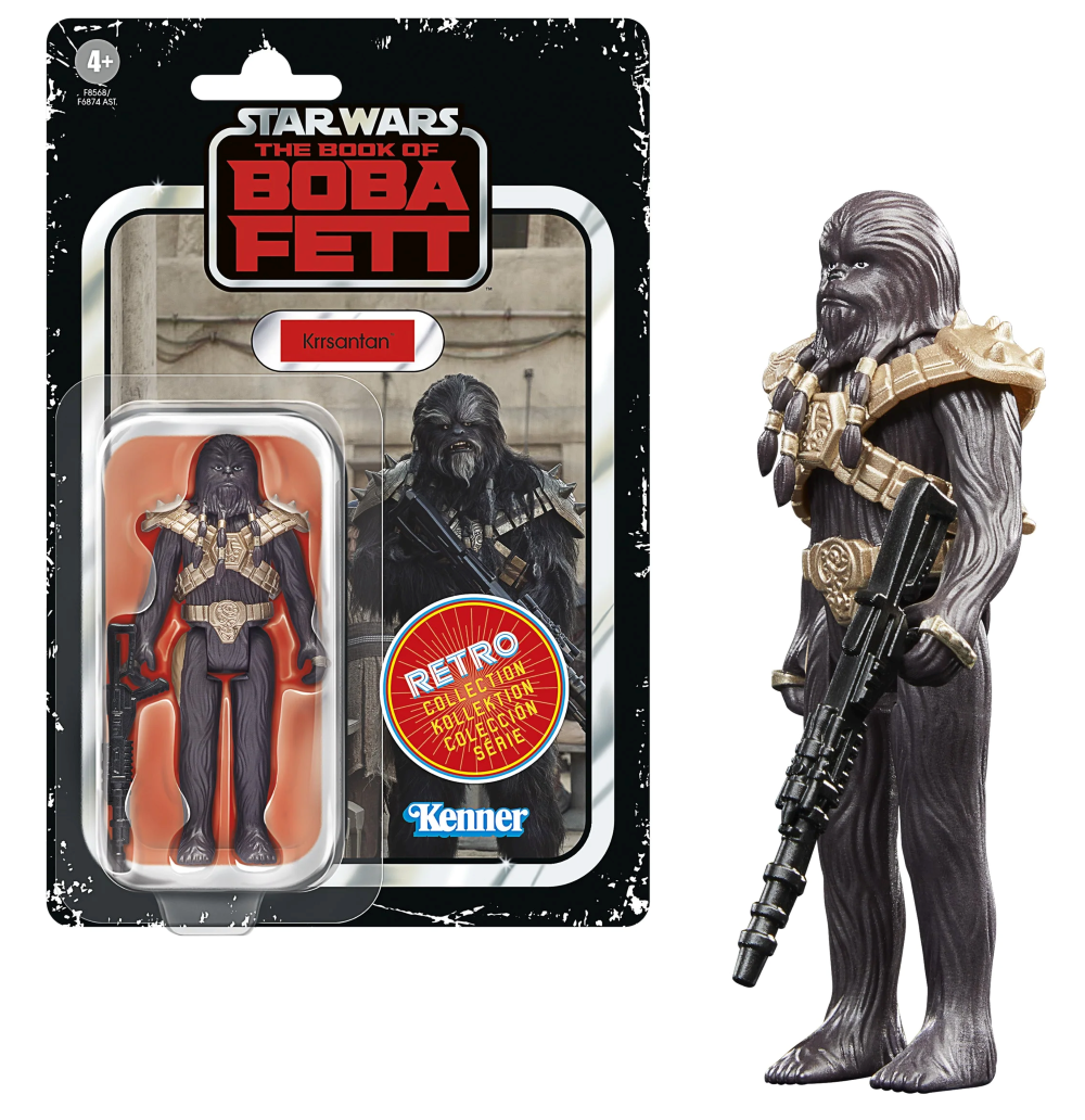 LIVRE DE BOBA FETT - Krrsantan - Figurine Retro Collection 10cm