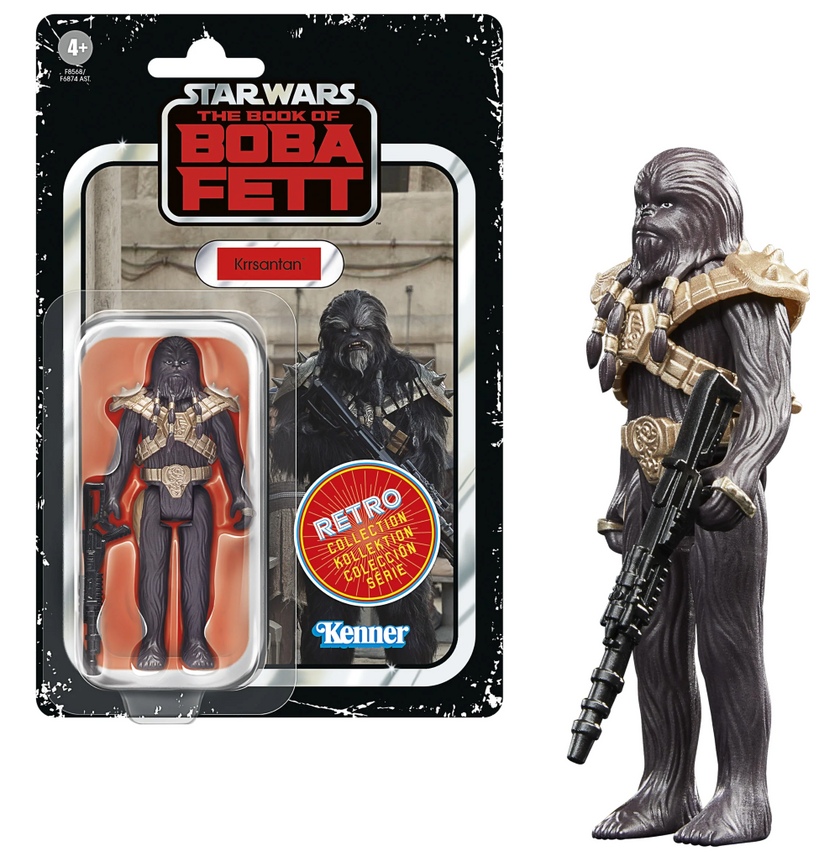 LIVRE DE BOBA FETT - Krrsantan - Figurine Retro Collection 10cm