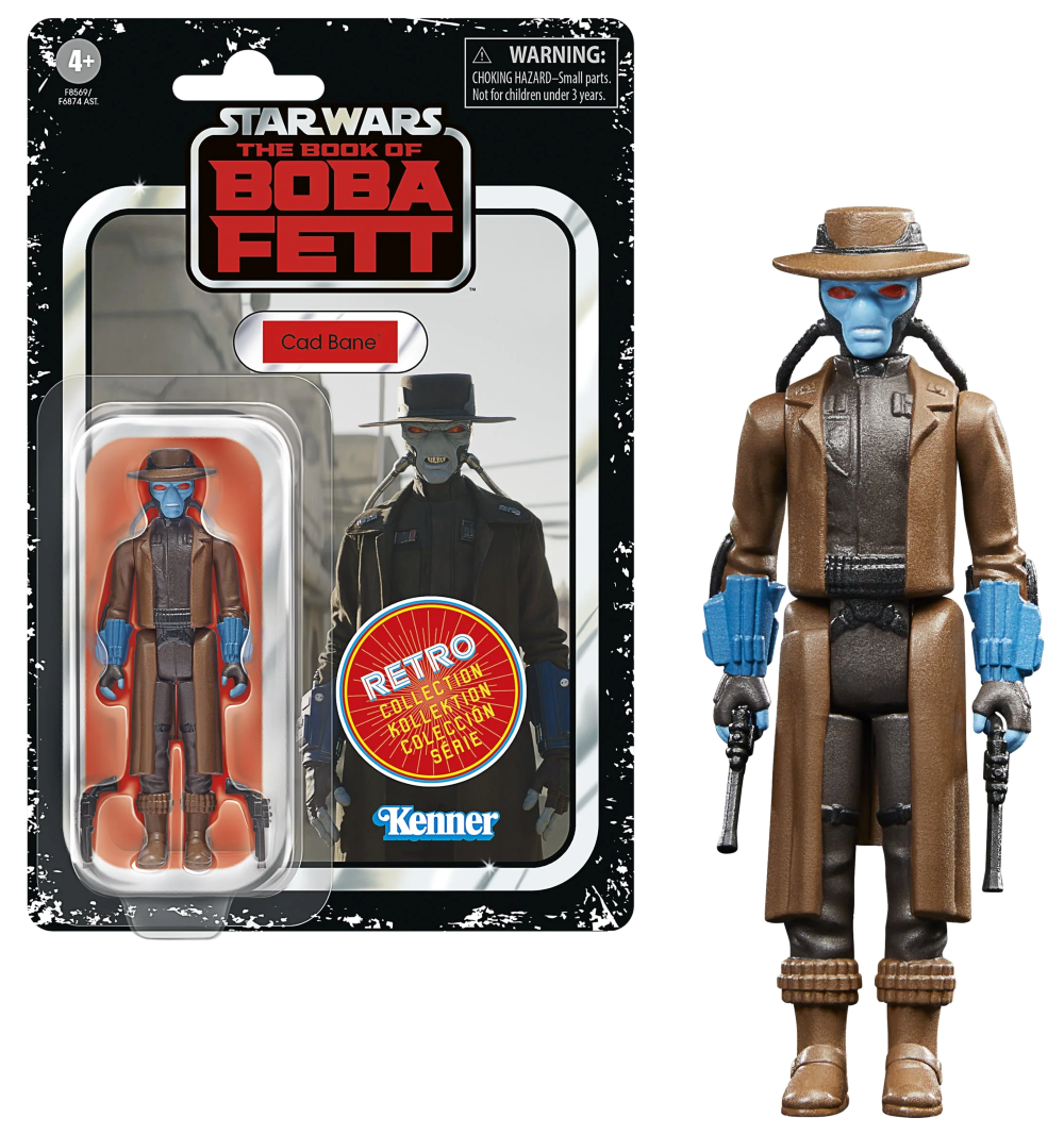 LIVRE DE BOBA FETT - Cad Bane - Figurine Retro Collection 10cm