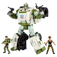 TRANSFORMERS X G.I. JOE - Kup Triple - Figurine Collaborative 23cm